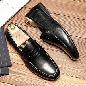 Zapatos Oxford Formales de Negocios de Cuero Genuino de Alta Gama, Lujosos, Casuales, con Suela Plana Antideslizante, Transpirables e Impermeables para Otoño - Product Image 1