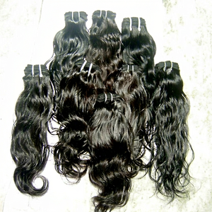Cabello Remy Virgen Modelo 1B 100g, Doble Trama a Máquina, Cabello Indio Rizado Atractivo, Sin Caída, Tejido de Cabello Remy Crudo, ¡Gran Venta! - Product Image 1