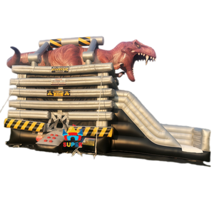 Tobogán Acuático Inflable 3D de Dinosaurio T-Rex con Casa de Brinco, Ideal para Fiestas Infantiles, Juego al Aire Libre y Negocios de Alquiler - Product Image 5