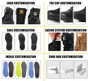Bottes tactiques de randonnée en plein air les plus vendues 2026 – Chaussures d'entraînement et de travail pour hommes, idéales pour le camping et le <span class=keywords><strong>trekking</strong></span> - Product Image 5