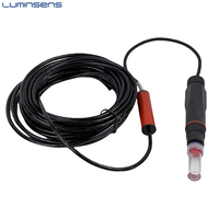 Sensor portátil de nitrógeno amoniacal OEM de fabricante de la LMS-NH4100, Protocolo RS485 Modbus, máquina de prueba de calidad del agua, medidor de iones NH4 +