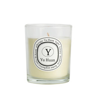 Bougie parfumée aux huiles essentielles en cire de soja, faite à la main, en forme de tasse, avec mèche en coton naturel, sans fumée, longue durée, parfum d'ambiance pour chambre à coucher