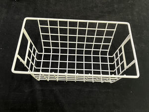 Paniers de rangement en fil métallique pour congélateur, style ferme, grands paniers organisateurs avec poignées pour le rangement et le bureau - Product Image 4