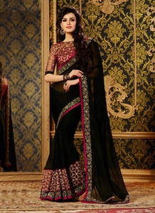 ผ้าชีฟอง Saree alphanumero - Product Image 3