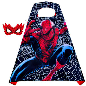 Cape de déguisement pour enfants à imprimé dessin animé Halloween Heroes Spider <span class=keywords><strong>Super</strong></span>-héros Équipe Beauté - Product Image 3