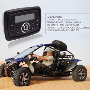 อะไหล่เครื่องเสียงระดับมืออาชีพสำหรับรถ ATV รุ่น H-806 เครื่องเสียงสเตอริโอทางทะเล วิทยุ FM AM พร้อมบลูทูธและช่องต่อ USB สำหรับรถ ATV - Product Image 1