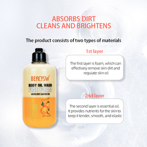 Gel <span class=keywords><strong>douche</strong></span> moussant nourrissant et éclaircissant pour le corps, à base d'huile essentielle, en gros, marque privée, pour rafraîchir la peau - Product Image 5