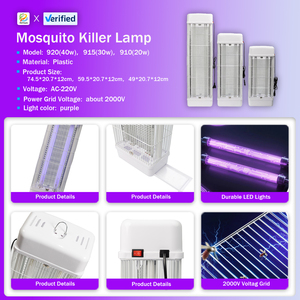 Lámpara LED de Alta Calidad para Interiores, Trampa para Insectos, Anti Mosquitos, UV, <span class=keywords><strong>Mata</strong></span> Mosquitos, Eliminador de Insectos por Descarga Eléctrica - Product Image 2