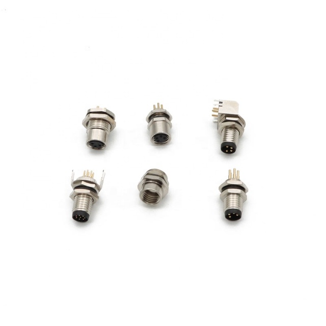 IP67/IP68 Waterproof Circular Female Male M8/M12 Cable Connector 2Pin to 17Pin Variety with 3Pin 4Pin 5Pin 8Pin 12Pin Options