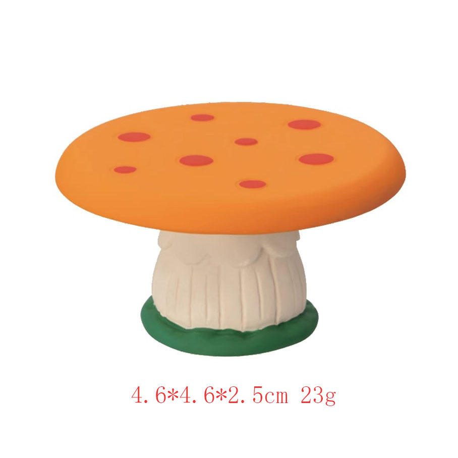 Orange mushroom table