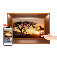 Pros bingkai gambar Digital sentuh, WiFi 10 "IPS layar sentuh tampilan bingkai foto Digital putar otomatis berbagi foto melalui Frameo App