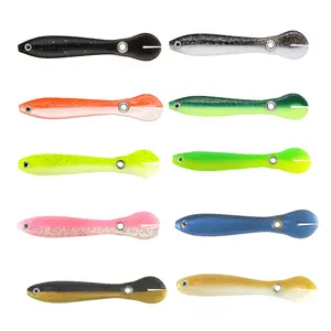 Nice price fishing lures 100mm 6g soft plastic bait lures jerk for saltwater