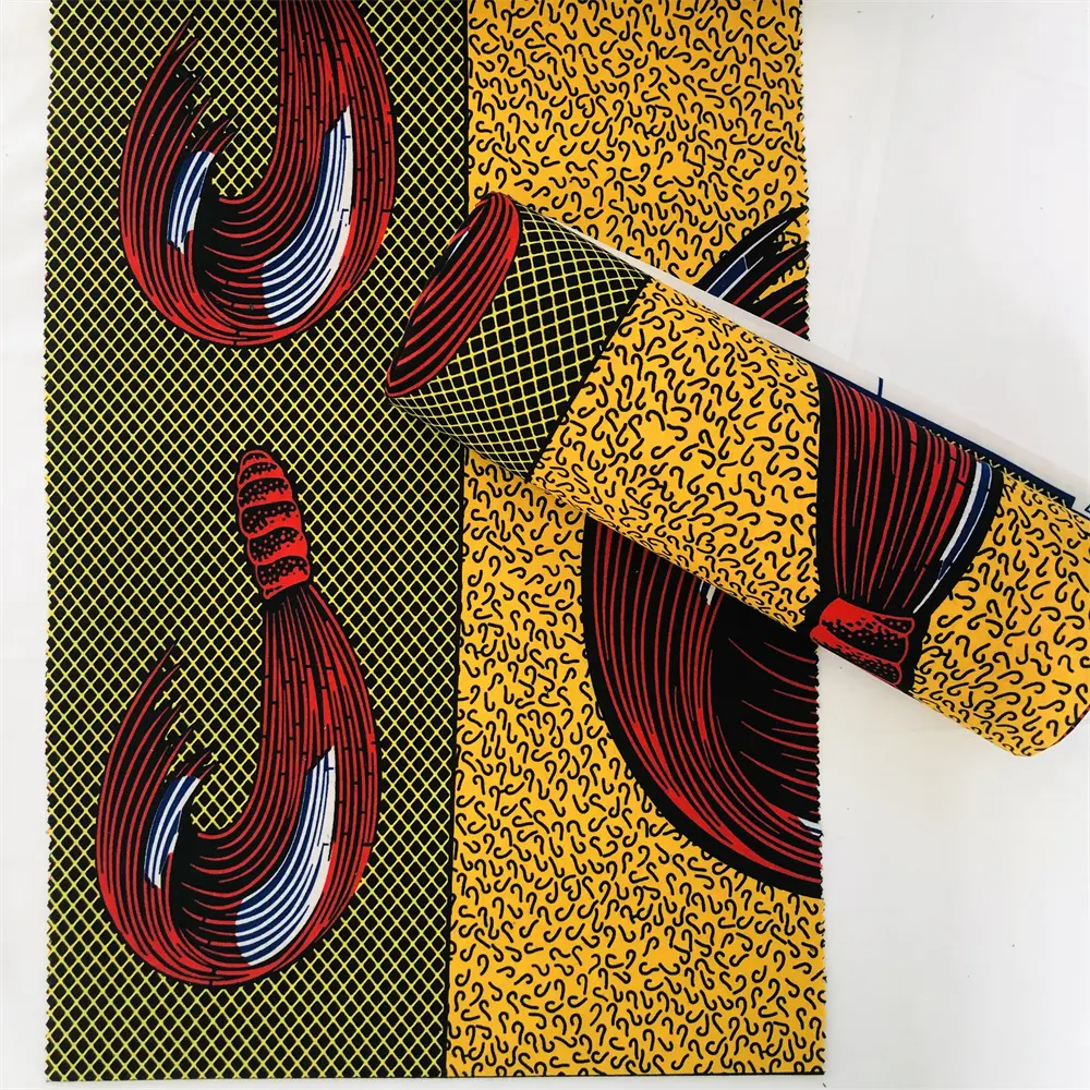 100% coton africain véritable cire imprimé tissu Ankara tissu pour vêtements