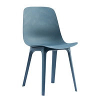 Chaise de salle à manger tulipe en plastique moderne nordique, écologique, aux couleurs vives, pour chambre et salon – Vente en gros