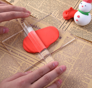 Rodillo acrílico de arcilla sólida para hornear, rodillo de arcilla polimérica de <span class=keywords><strong>8</strong></span> pulgadas para Cocina - Product Image 3