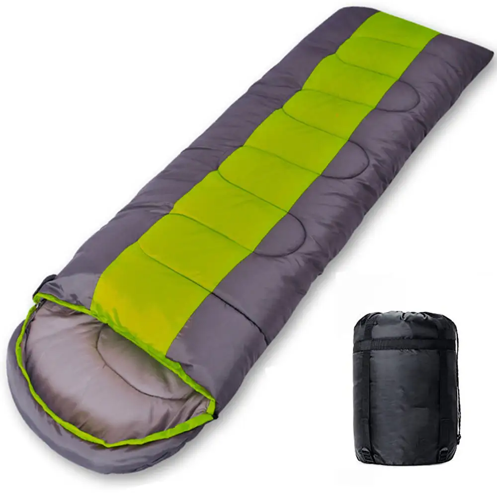 Winter Ultralichte Draagbare Comfortabele Outdoor Warme Slaaprits Enkele Camping Slaapzak