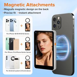 Không Dây Ảnh Tự Sướng Màn Hình Màn Hình Cho Iphone Android 1500MAh Từ Điện Thoại Vlog Ảnh Tự Sướng Màn Hình Với Từ Xa Cho Trở Lại Máy Ảnh Không <span class=keywords><strong>C</strong></span>ó Sự Chậm Trễ - Product Image 4