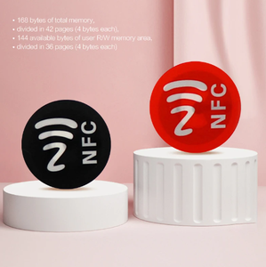 Mini RFID 13.56MHz NFC Waterproof PVC Material <span class=keywords><strong>Smart</strong></span> Adhesive Stickers Mini Tag Random Color Access Control Cards Todos os telefones - Product Image 2