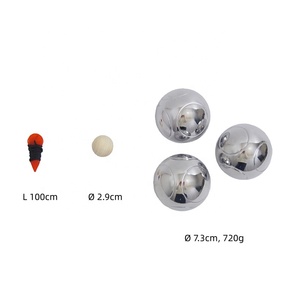 Boules de pétanque de haute qualité avec sac de transport 3 boules pour les sports de plein air toutes saisons - Product Image 6