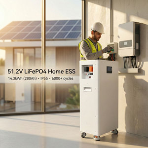 Armoire mobile de stockage de batterie ESS domestique 51.2V 800Ah 40kWh pour alimentation de secours et système solaire extérieur pour toute la maison - Product Image 2