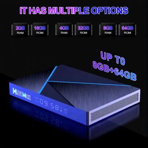 Lecteur multimédia en <span class=keywords><strong>streaming</strong></span> H96 Max V56 4K Ultra HD, 64 Go de ROM, Android 12, Quad-Core A55, HDR10, HLG, Ethernet 1000M, WiFi 2.4/5G, BT, décodeur - Product Image 3