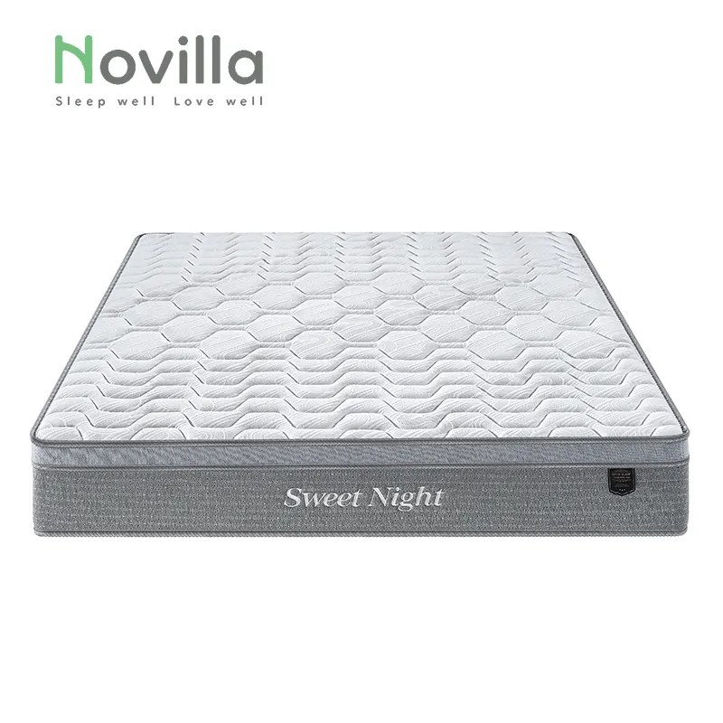 Luxury Price 8 Inch Queen Size Hypo-allergenic Memory Foam Pocket Spring Mattresses For Sale Mattress Cover Fabric