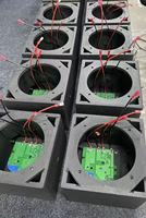 Altavoz Profesional Activo Coaxial de Dos Vías para Sistema Line Array, 16 Ohmios, 120W, Controladores de Alta/Baja Frecuencia, Mismo Eje, Metálico, para Cine en Casa