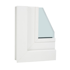 Ba Bảng điều khiển bên ngoài mở <span class=keywords><strong>PVC</strong></span> khuôn cửa sổ cửa sổ xử lý Windows nhà sản xuất Nhà cung cấp khuôn cửa sổ uPVC hồ sơ - Product Image 6