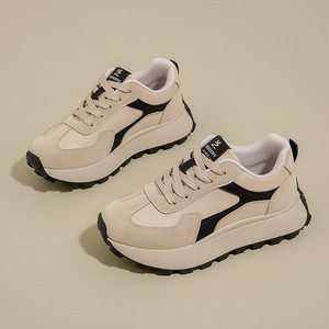 2025 primavera nuove <span class=keywords><strong>scarpe</strong></span> da corsa <span class=keywords><strong>sportive</strong></span> Casual da donna in stile coreano <span class=keywords><strong>con</strong></span> Sole spesso e <span class=keywords><strong>tacco</strong></span> <span class=keywords><strong>alto</strong></span> 2 f29 - Product Image 6