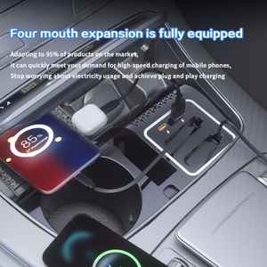 Station de charge rapide USB Type C filaire 12-24V avec surveillance de tension pour modification et mise à niveau de véhicules Mercedes-Benz Classe E 1994-2016 - Product Image 4