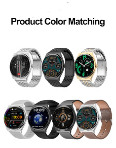 Montre connectée unisexe classique en cuir, ultra-fine, écran AMOLED premium pour suivi du sommeil 5.3, surveillance de la santé IP67, e-mail - Product Image 6