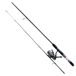 Nouvel ensemble combo <span class=keywords><strong>canne</strong></span> <span class=keywords><strong>à</strong></span> <span class=keywords><strong>pêche</strong></span> spinning et <span class=keywords><strong>moulinet</strong></span> 2 pièces en composite, action moyenne, 6'6'' pour la <span class=keywords><strong>pêche</strong></span> au saumon, <span class=keywords><strong>à</strong></span> la truite et <span class=keywords><strong>à</strong></span> la perche - Modèle 2024 - Product Image 1