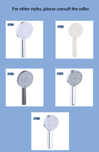 Pomme de <span class=keywords><strong>douche</strong></span> manuelle en plastique ABS peu coûteuse, facile à nettoyer pour une utilisation à domicile dans la salle de bain. - Product Image 4