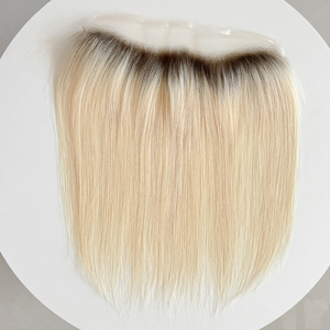 12x1.5 Topper de Cabello Frontal de Encaje para Mujer, Cabello Humano, con Cordón, para la Línea del Cabello Frontal # SBT18-60 - Product Image 3
