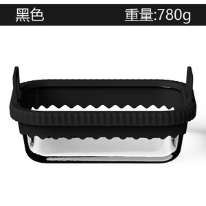 Revestimiento de Vidrio Reutilizable para Freidora de Aire con Anillo de Silicona Extraíble, Láminas para Freidora de Aire para <span class=keywords><strong>Ninja</strong></span> Foodi DZ201/DZ401/DZ550, Libre de BPA - Product Image 4