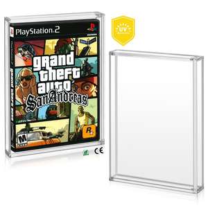 Boîte de rangement et de présentation de cartes de jeu écologiques en acrylique transparent, moderne, pour PlayStation 2 PS2 Xbox Wii DVD - Product Image 1