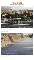 Panneau solaire bifacial double vitrage Znshine 620w 650W type N TOPCon, module PV monocristallin haute efficacité