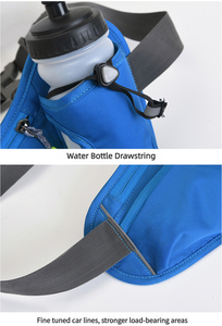 Sac banane de sport imperméable personnalisé pour <span class=keywords><strong>la</strong></span> randonnée, le cyclisme et <span class=keywords><strong>la</strong></span> course <span class=keywords><strong>à</strong></span> pied avec <span class=keywords><strong>porte</strong></span>-bouteille – Vente en gros - Product Image 3