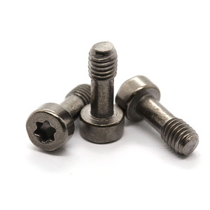 Vis à épaule hexagonales à <span class=keywords><strong>six</strong></span> lobes en acier inoxydable sur mesure de haute qualité, tête cylindrique, oxyde noir, zinguées - Product Image 5