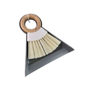 Portable Handheld Broom <b>Mini</b> Dustpan Cleaning Brush Set for <b>Desk</b> Bathroom Kitchen - Product Image 1