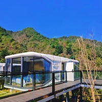 Type de produit Tiny House Mobile Container Remorque montée pour le camping
