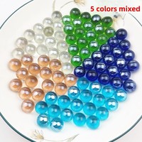 Billes de verre sablées de 16 mm, moulées par fusion, en vrac, pour le jeu de dames, jouets nostalgiques, perles artisanales, vente en gros, Dollar Store