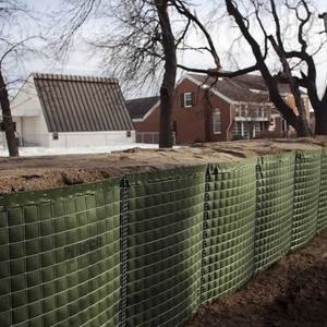 Venta Directa de Fábrica: Jaula Portátil de Malla de Alambre de Acero Galvanizado Verde, Barrera Gabion, Sacos de Arena para Barrera de Bastión, Soldadura Incluida - Product Image 1