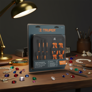 Kit d'outils pour bijoux Truper de 10 pièces avec pinces et tournevis miniatures pour la fabrication de bijoux et le placage en acier inoxydable pré - Product Image 2