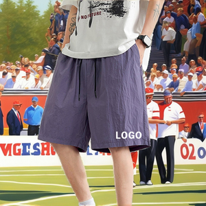 Pantalones Cortos Deportivos para Hombre, Ligeros, Transpirables, con Cintura Elástica, Tela de Alta Calidad, para Correr, Diseño Personalizado - Product Image 2