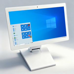 Nhà Máy Giá 15.6 inch máy POS với đôi màn hình cảm ứng SDK Đầu đọc mã vạch & Nhận dạng khuôn mặt All-in-One PC cho bán lẻ - Product Image 1