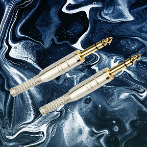 ปลั๊กเสียงสเตอริโอขนาด 6.35 มม. ชุบทองพร้อมสปริงขนาดเส้นผ่านศูนย์กลาง 7 มม. สำหรับขั้วต่อไมโครโฟน - Product Image 3