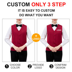 Gilet e panciotti da donna donna giornalista formale Plus Size Wedding Veste Homme De Luxe Femme - Product Image 2