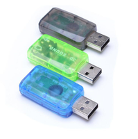 Clé USB 2.0 virtuel 3D 5.1, lecteur gratuit, carte son