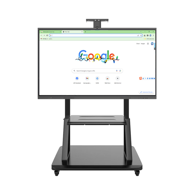 Education All One 65 Inch LCD Interactive Smart Board with 4K Resolution and Pen/Finger Touch